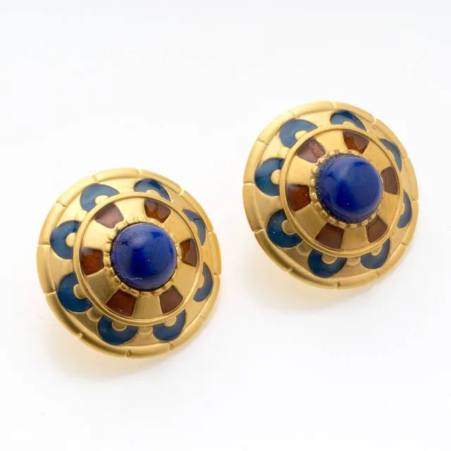 Royal Egyptian Clip Earrings