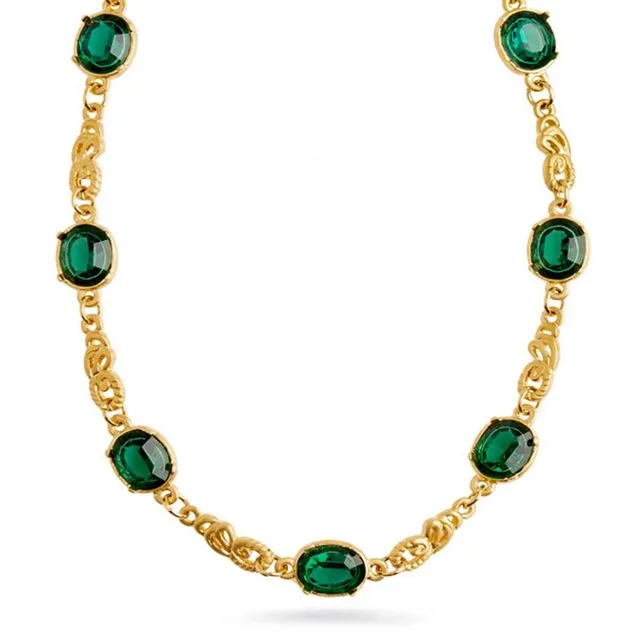 Tiffany 'Emerald' Nouveau Necklace