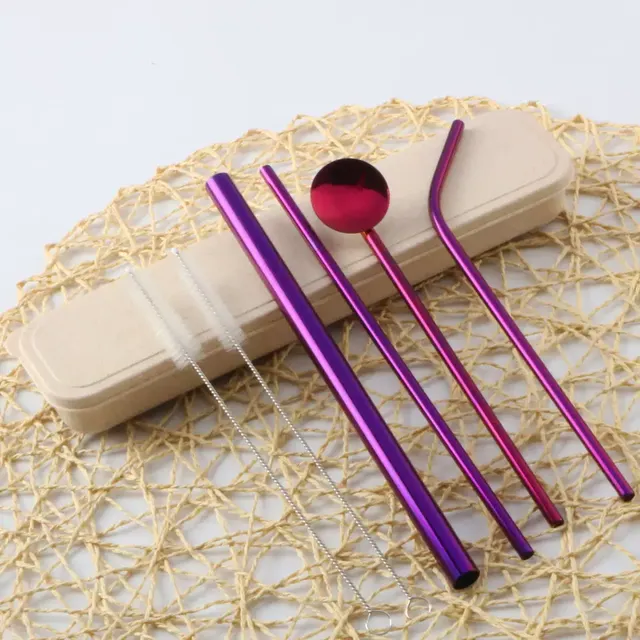 Multi Straw set - in box with 2 brushes