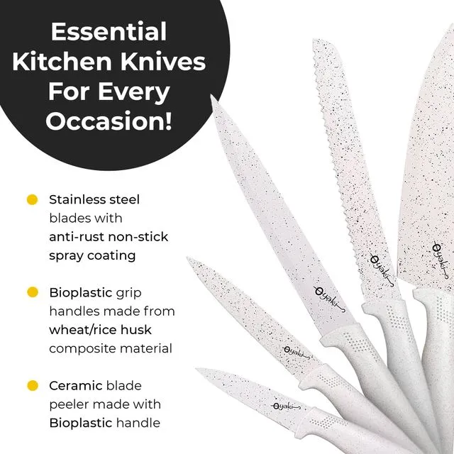 O-Yaki Ecoware Knife Set