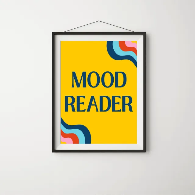 Mood Reader Art Print