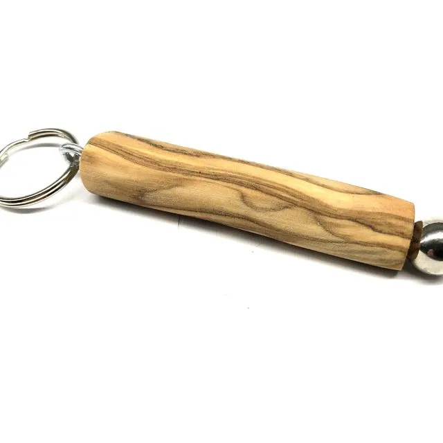 LUXURY key ring made of olive wood
