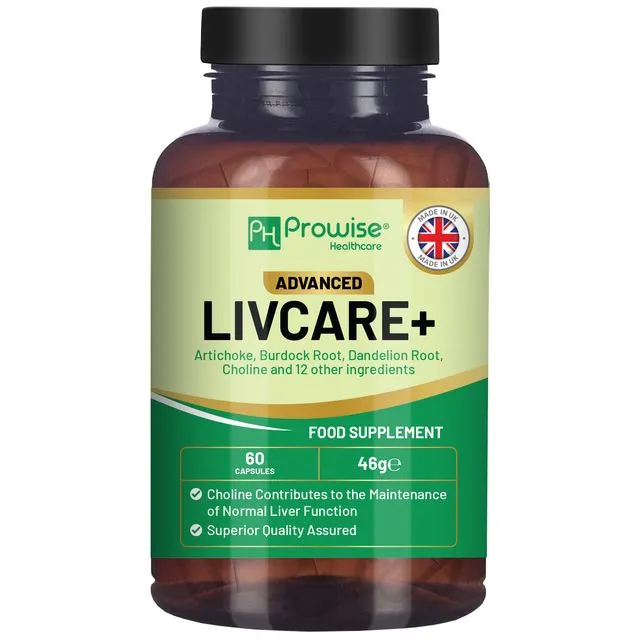 Advanced Livcare+ 60 Capsules Liver Cleanse Detox and Repair