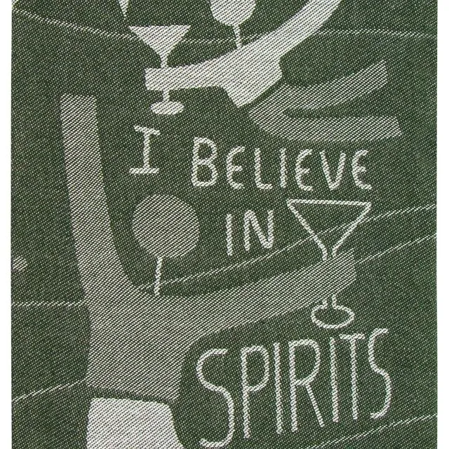 I Believe in Spirits Dish Towel