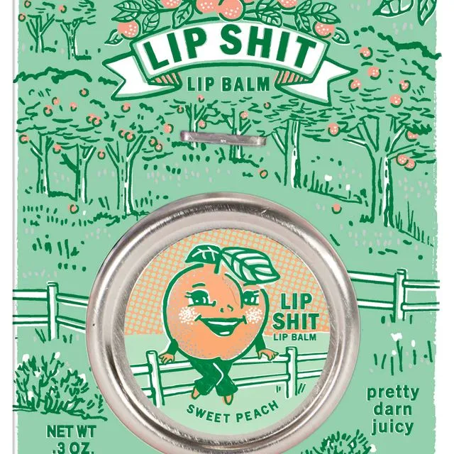 Lip Shit Sweet Peach Lip Balm - NEW!