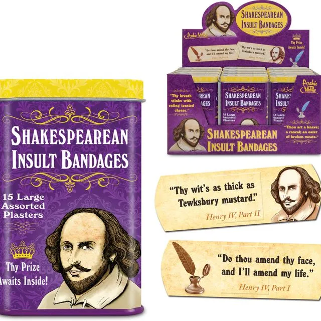 Shakespearan Insult Bandages