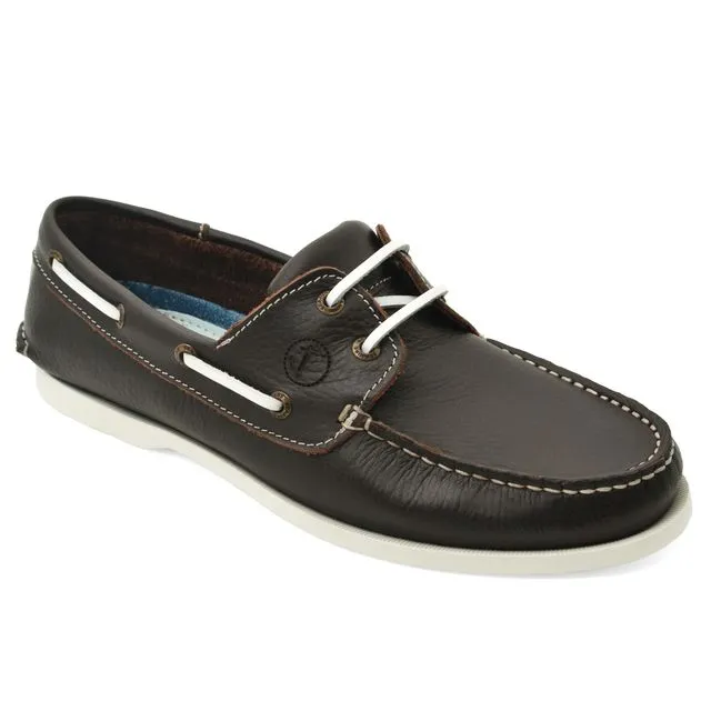 Men’s Boat Shoes Seajure Balos Brown Leather