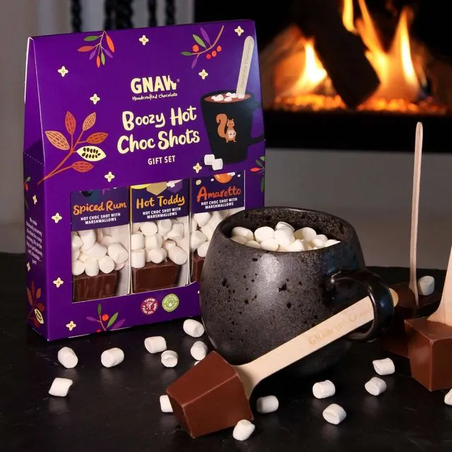 Boozy Hot Chocolate Stirrer Gift Set