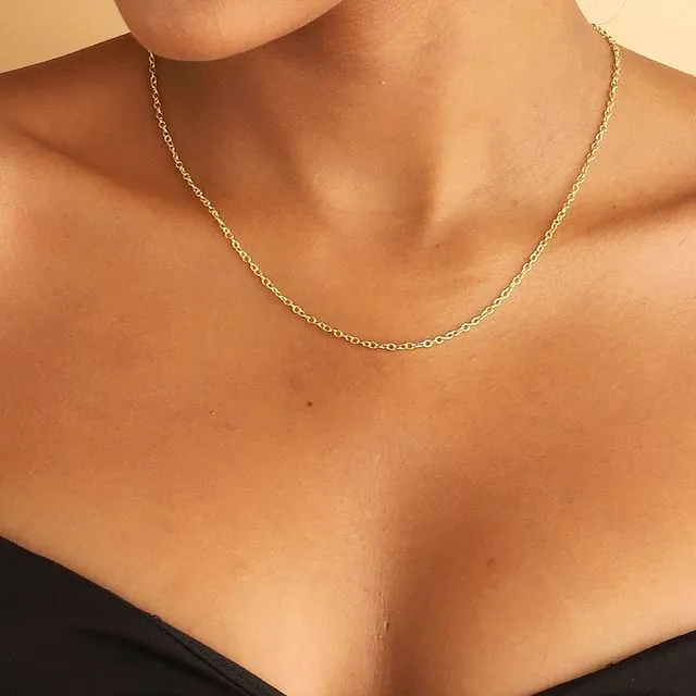 Fine Chain Necklace Gold