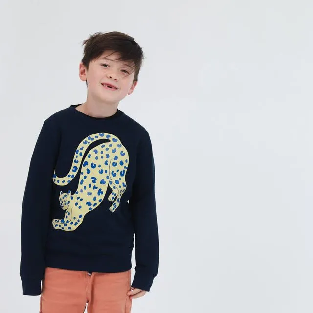 Amur Leopard Kids Sweatshirt