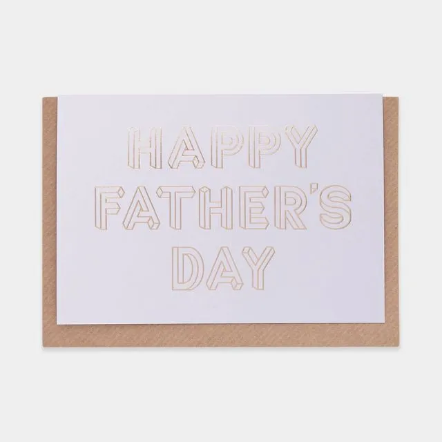 Happy Father's Day Greetings Card