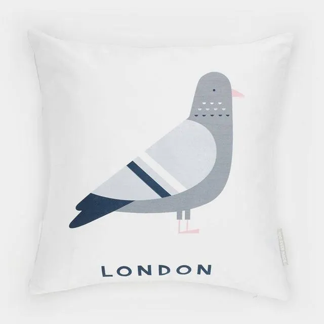 London Pigeon Cushion