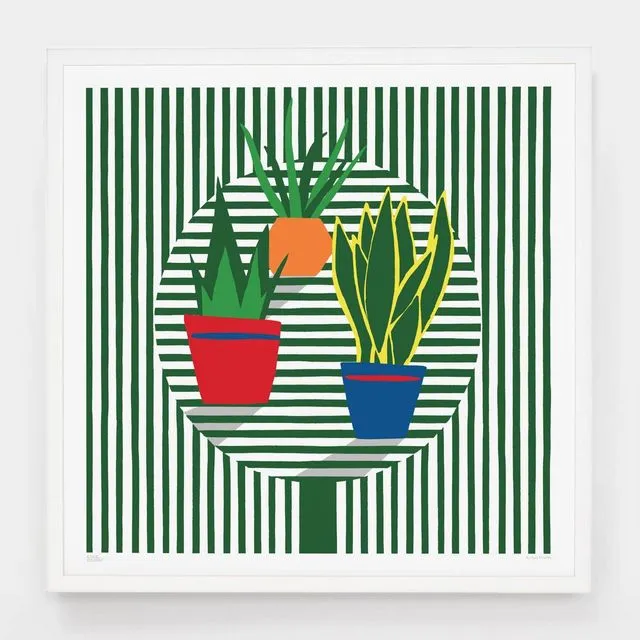 Plants on a Table Art Print