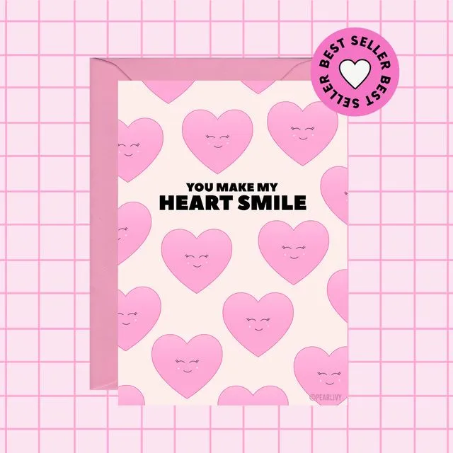 Heart Smile Love Card