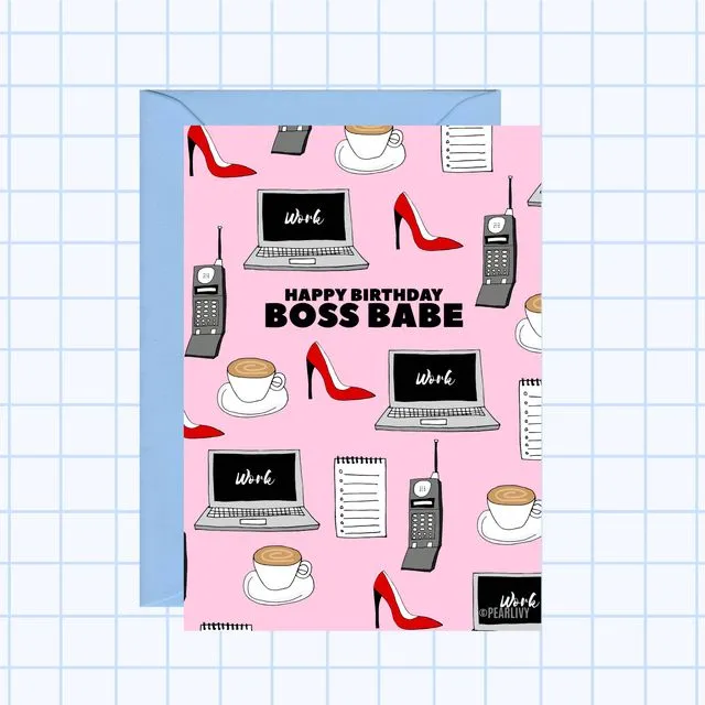 Boss Babe Birthday Card