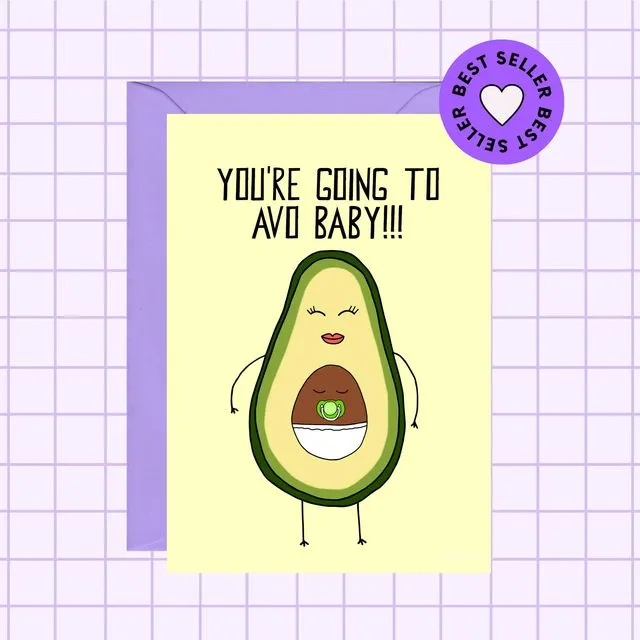 Avocado Baby Card