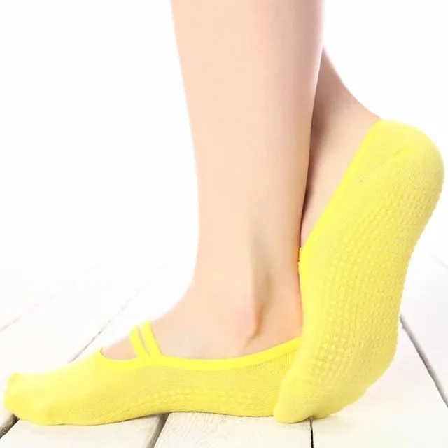 Special Edition Non-Slip Soled Pilates and Yoga Socks-Yellow