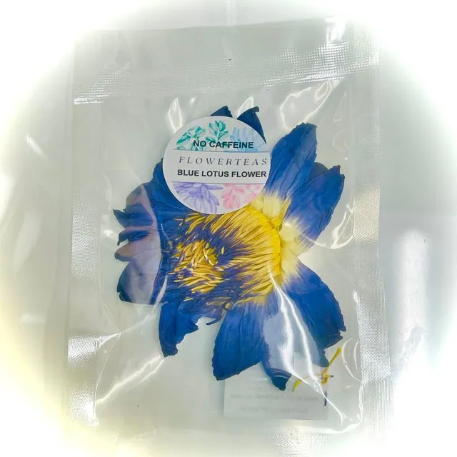 Blue Lotus Flower Single Packaged