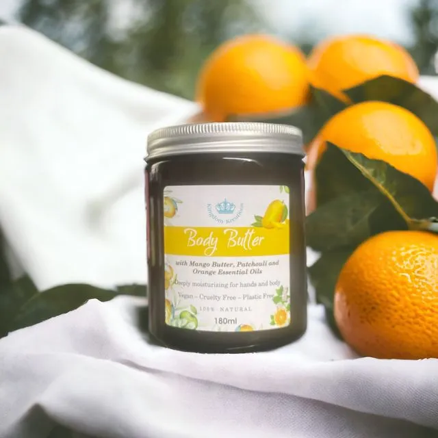 Body Butter with Mango Butter - Patchouli & Orange