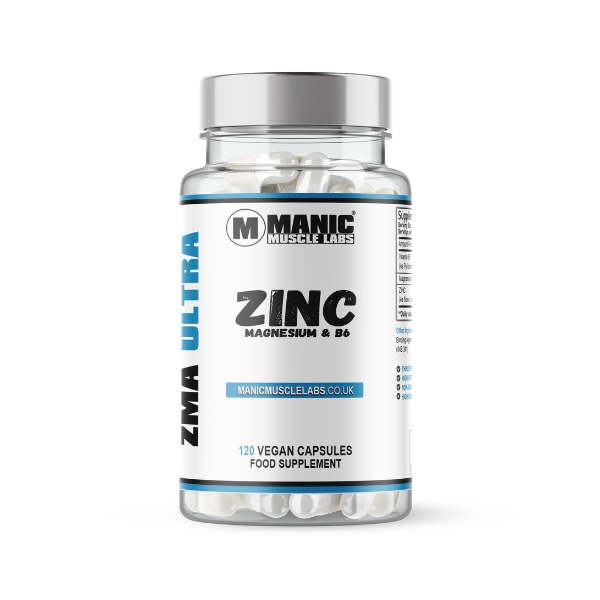 MML ZMA ULTRA Zinc, Magnesium & B6 120 Vegan Capsules, 1 Bottle