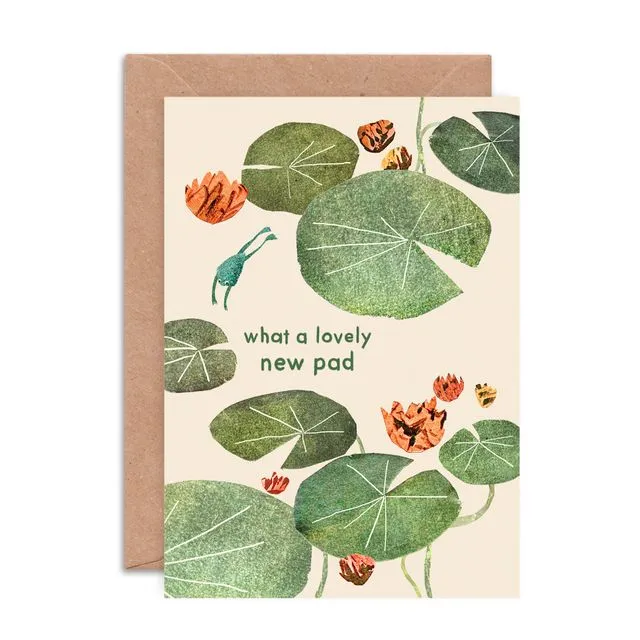 Lovely New Pad Greeting Card