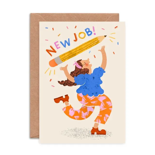 New Job Dance Greeting Card
