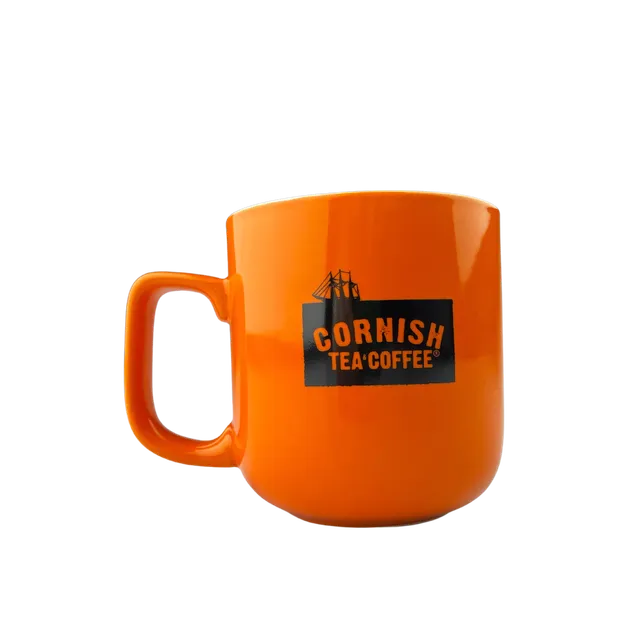 Cornish Tea &amp; Coffee Large Orange Mug