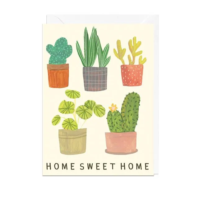 HOME SWEET HOME PLANTS Card Pack of 6