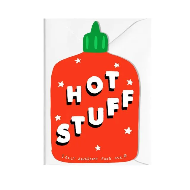HOT STUFF CUT OUT CARD Pack of 6