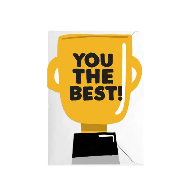YOU THE BEST CUT OUT CARD Pack of 6