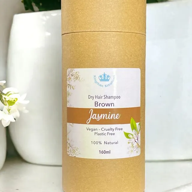 100% Natural Dry Hair Shampoo Brown- Jasmine