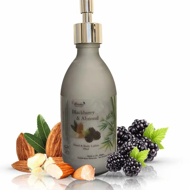 Blackberry and Almond Hand and Body Lotion - 300ml Bottle