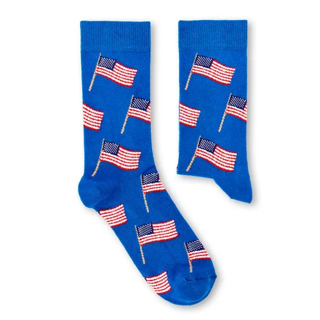 Unisex American Flag Socks