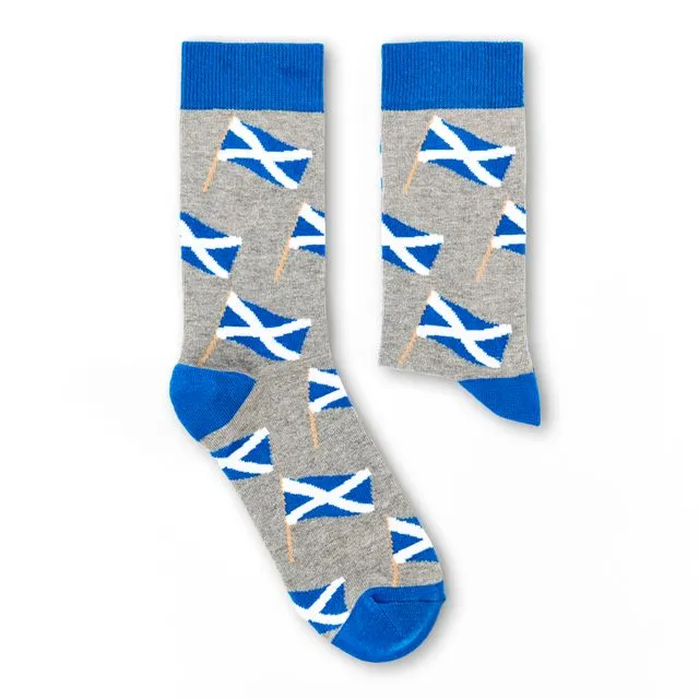 Unisex Scottish Flag Socks
