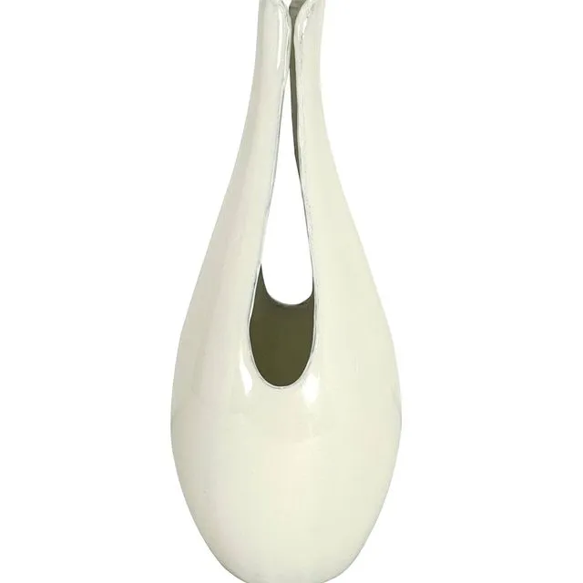 Atrium White Vase