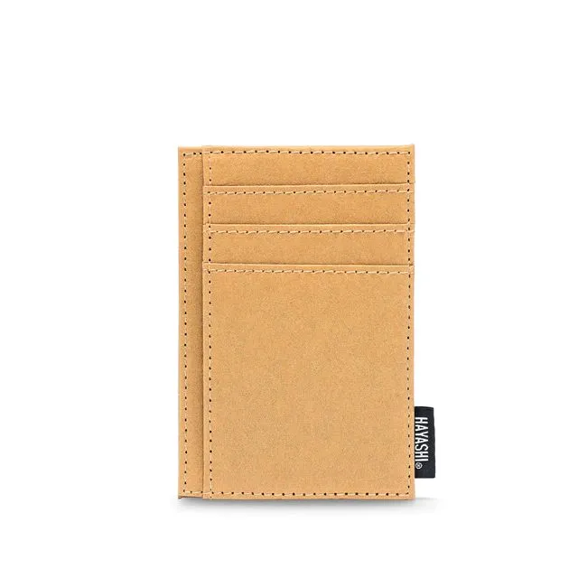 Card Case, Tan (Updated size)