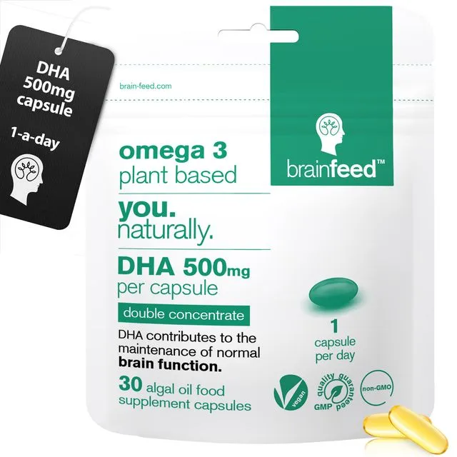 Omega 3 plant based DHA 500mg - 30 Softgels