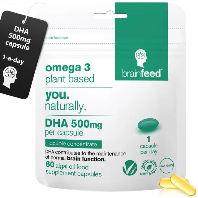 Omega 3 plant based DHA 500mg - 60 Softgels