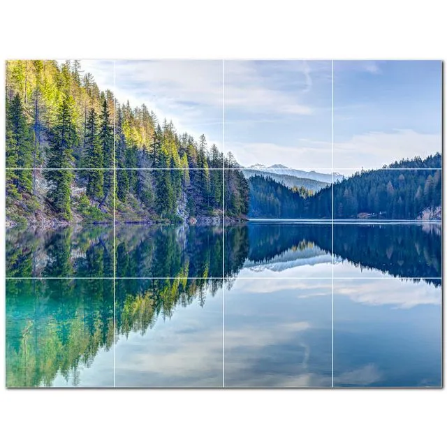 Lakes Ceramic Tile Wall Mural PT500800. Many Sizes Available