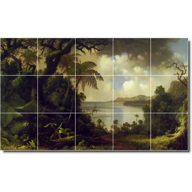 Ceramic Tile Mural Martin Heade Landscapes Painting PT04193. Many Sizes Available