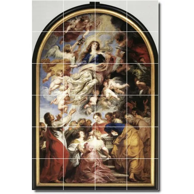Ceramic Tile Mural Peter Rubens Religious Painting PT07615. Many Sizes Available