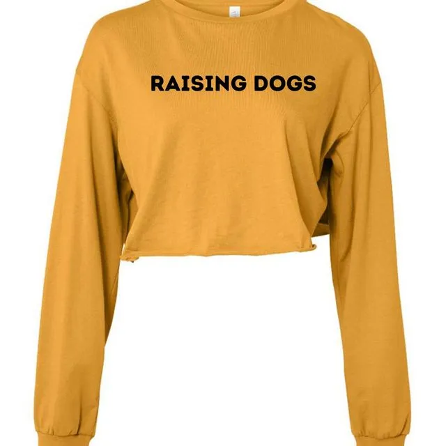 Raising Dogs Long Sleeve Crop Shirt
