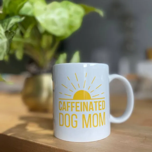 Caffeinated Dog Mom Coffee Mug