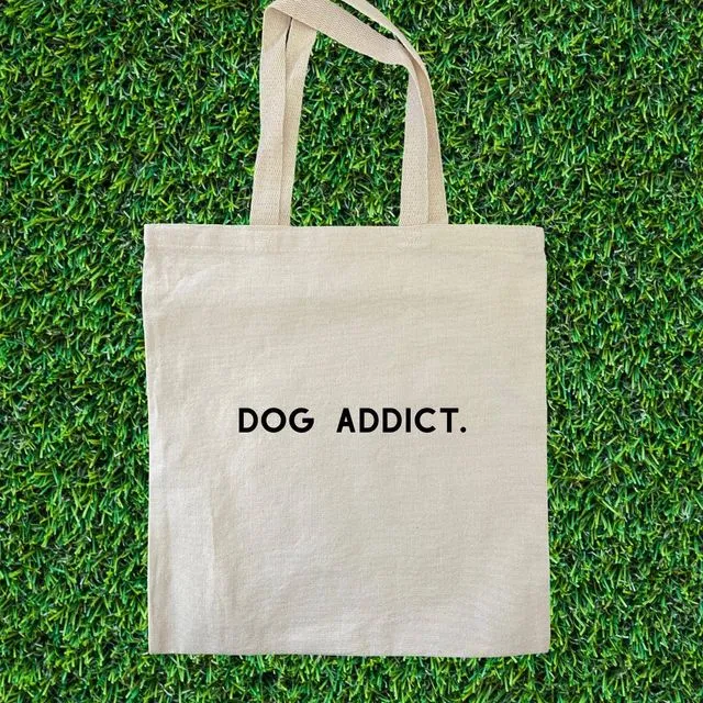Dog Addict Tote Bag