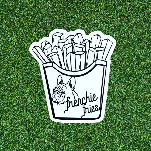 Frenchie Fries Sticker
