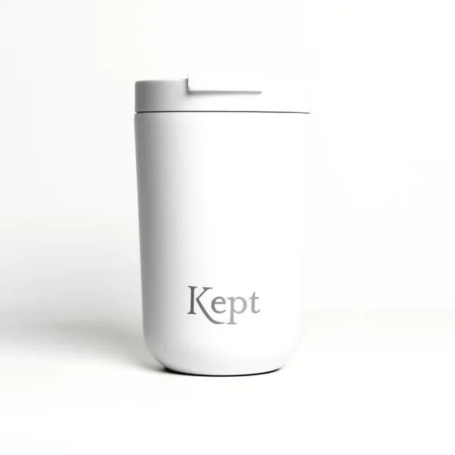 Kept Stainless Steel Vacuum Insulated Reusable Travel Mug - Chalk – 340ml