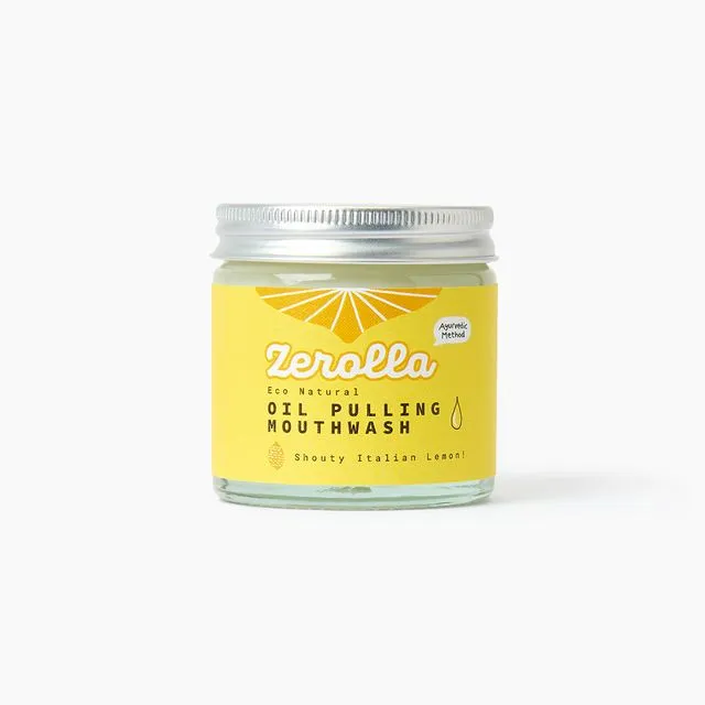 Zerolla Eco Natural Oil Pulling Mouthwash - Italian Lemon