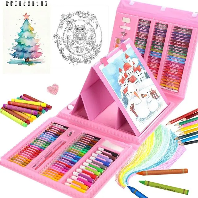 Drawing Art kit Paint Brush Set Children Daily Entertainment Toy DIY stationery set