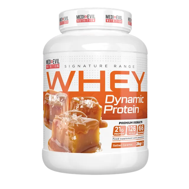 Medi-Evil Nutrition Whey Dynamic Protein Powder 2kg - Salted Caramel
