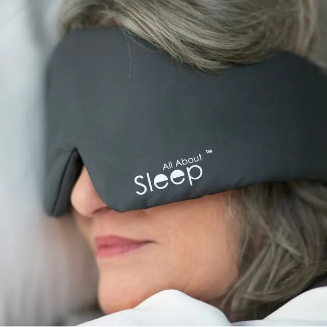 Organic Bamboo Sleep Mask - Midnight Grey